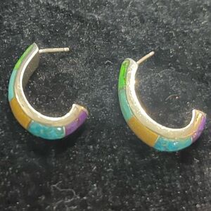 Colorful Hoop Earrings